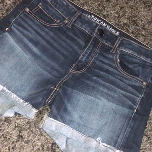 American Eagle Midi Jean Shorts